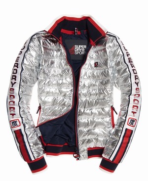 Superdry Liquid Fuji Racer Track Női Kabát Titán | RFIPV6842